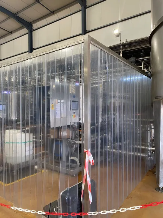 Guarded control equipment in a processing area